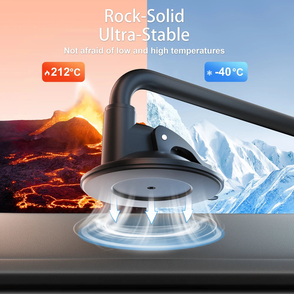 The Drop Magnetic Car Phone Holder — Long Arm Mount