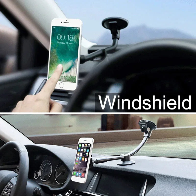 The Drop Magnetic Car Phone Holder — Long Arm Mount