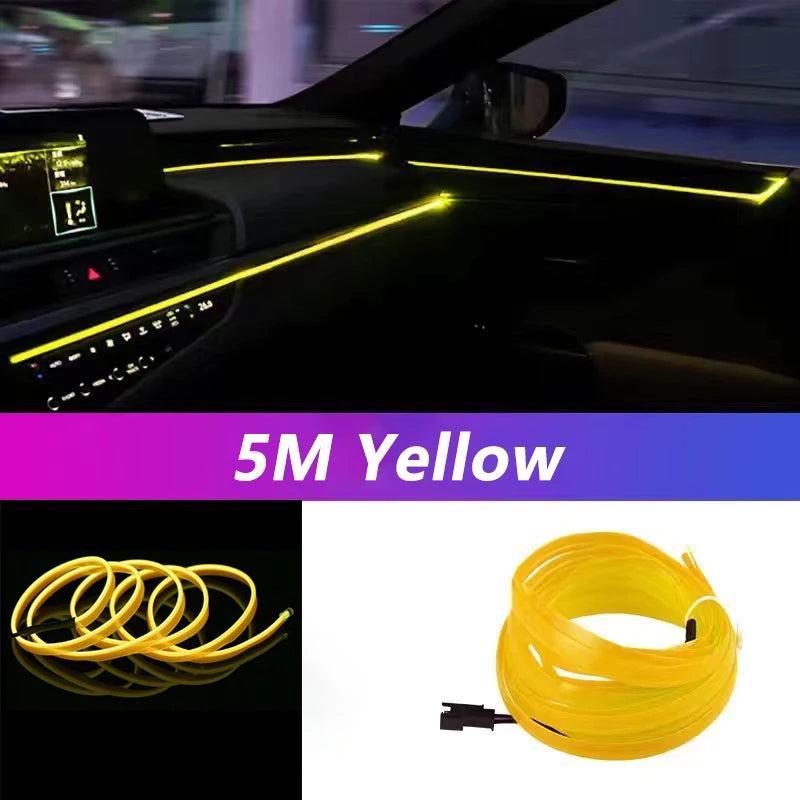 The Drop 5M Car Interior LED Strip Light — Neon Ambient Glow