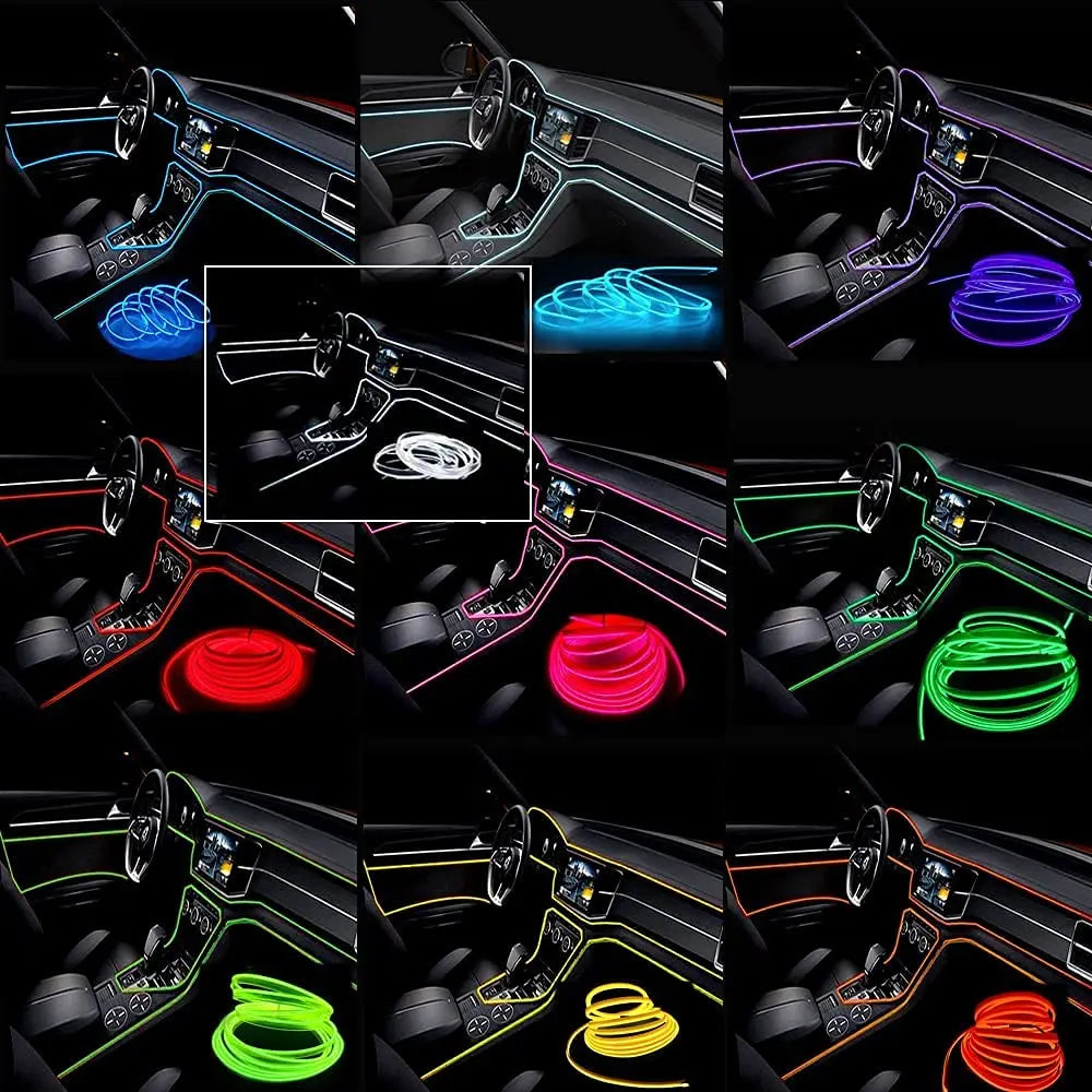 The Drop 5M Car Interior LED Strip Light — Neon Ambient Glow