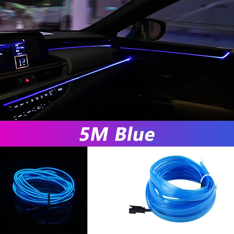 The Drop 5M Car Interior LED Strip Light — Neon Ambient Glow