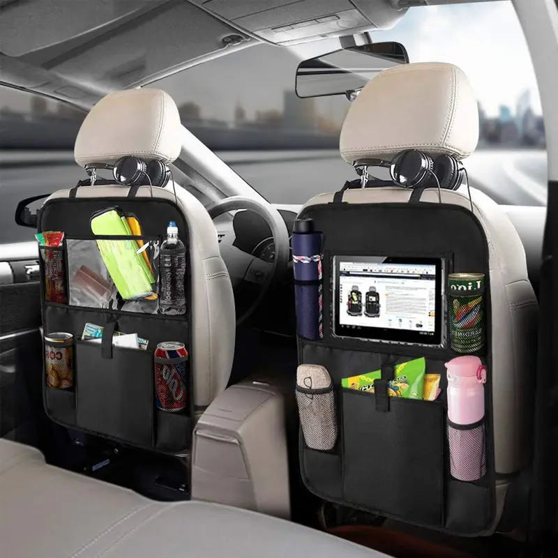 The Drop Car Seat Back Organiser — Tablet Holder & Storage