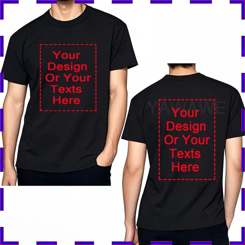 Custom Unisex Tee | Add Your Message | Sizes Up to 5XL