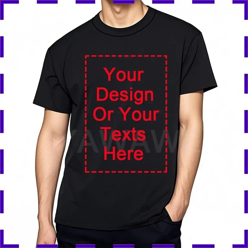 Custom Unisex Tee | Add Your Message | Sizes Up to 5XL