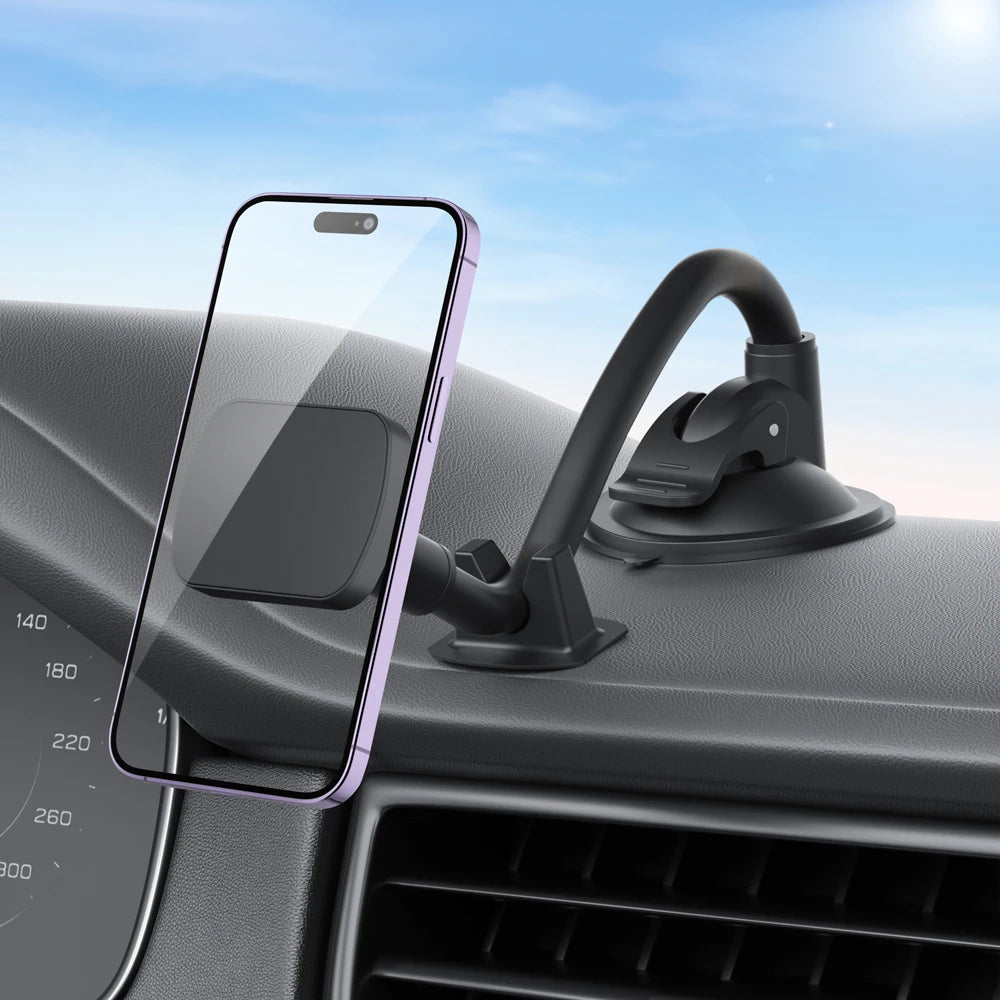 The Drop Magnetic Car Phone Holder — Long Arm Mount