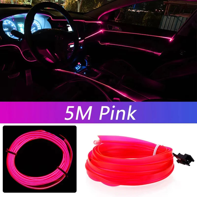 The Drop 5M Car Interior LED Strip Light — Neon Ambient Glow