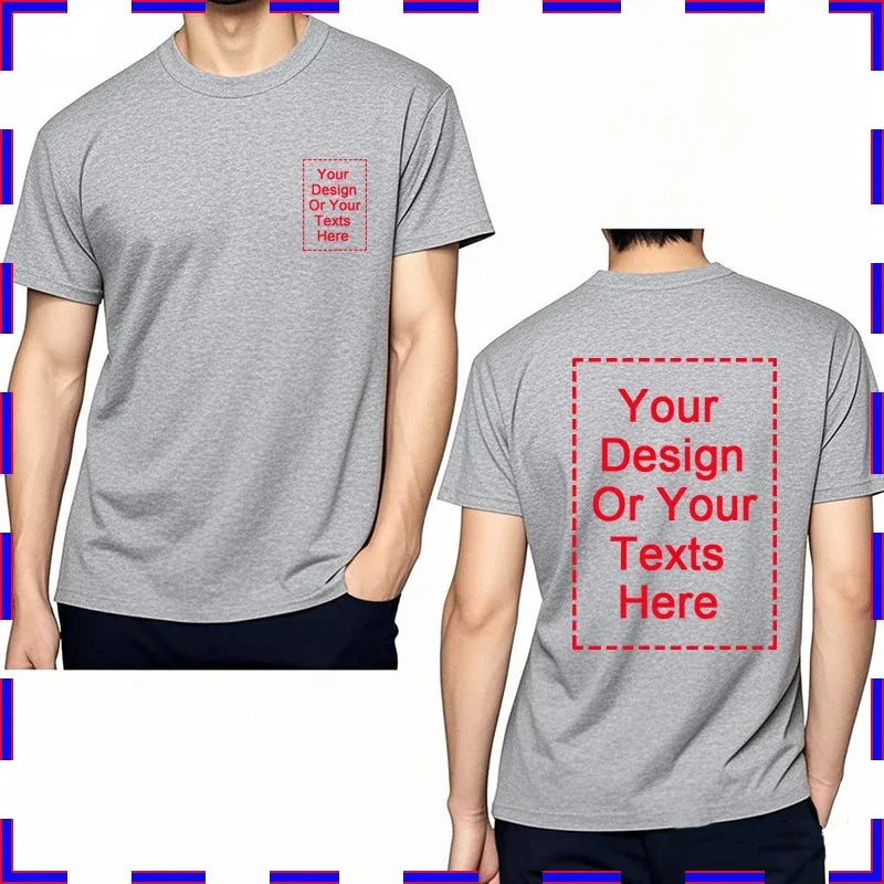 Custom Unisex Tee | Add Your Message | Sizes Up to 5XL