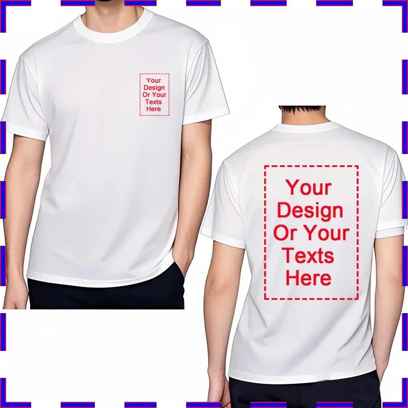 Custom Unisex Tee | Add Your Message | Sizes Up to 5XL