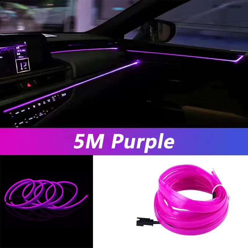 The Drop 5M Car Interior LED Strip Light — Neon Ambient Glow
