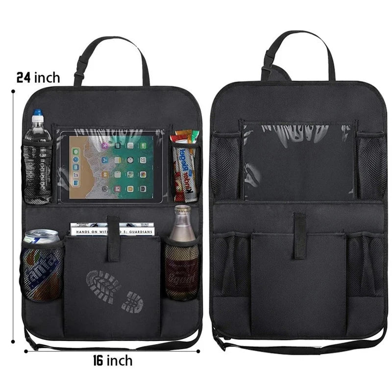 The Drop Car Seat Back Organiser — Tablet Holder & Storage
