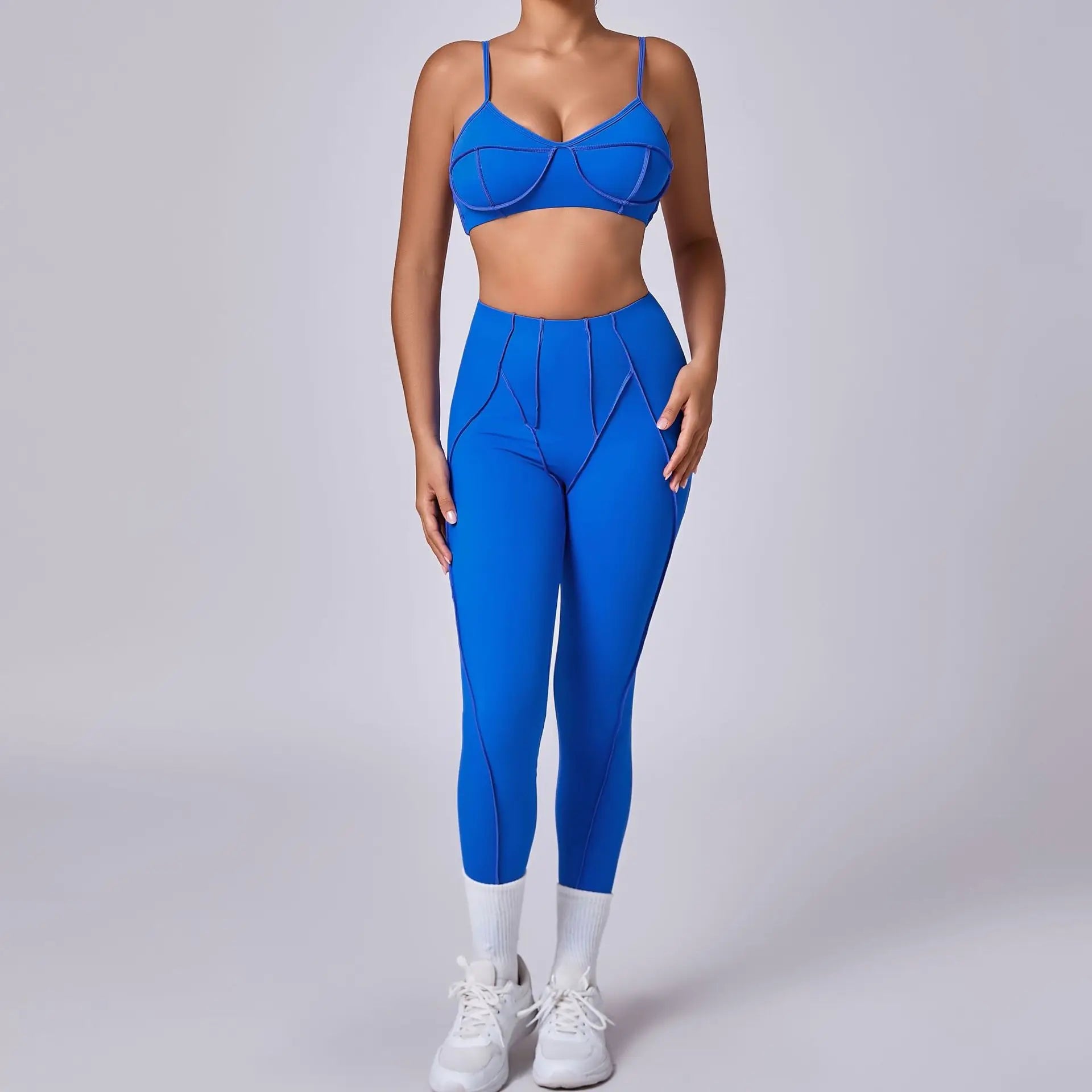 The Drop Women's Yoga Set | Sports Bra, Leggings & Tracksuit