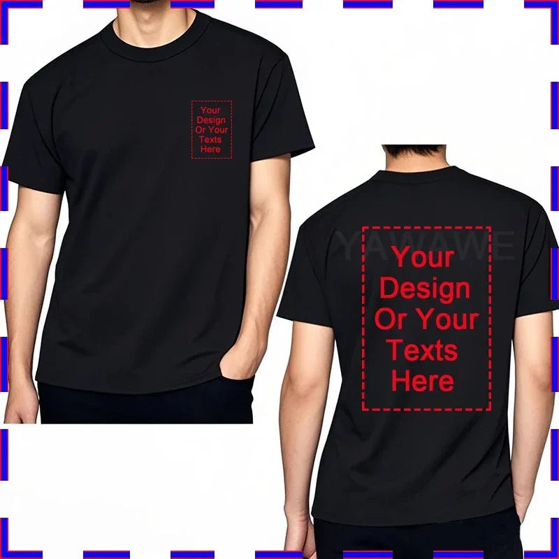 Custom Unisex Tee | Add Your Message | Sizes Up to 5XL