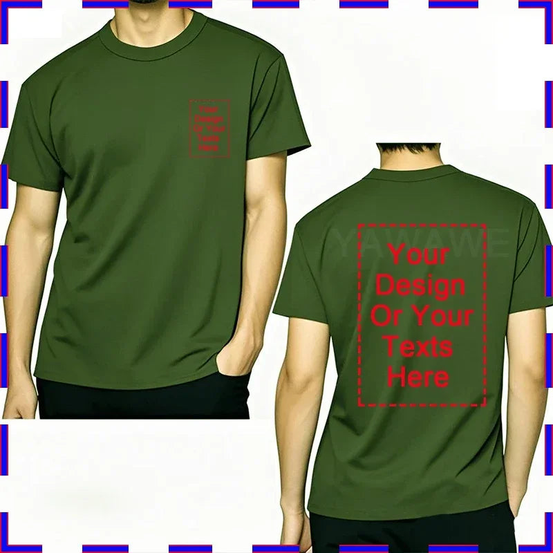 Custom Unisex Tee | Add Your Message | Sizes Up to 5XL