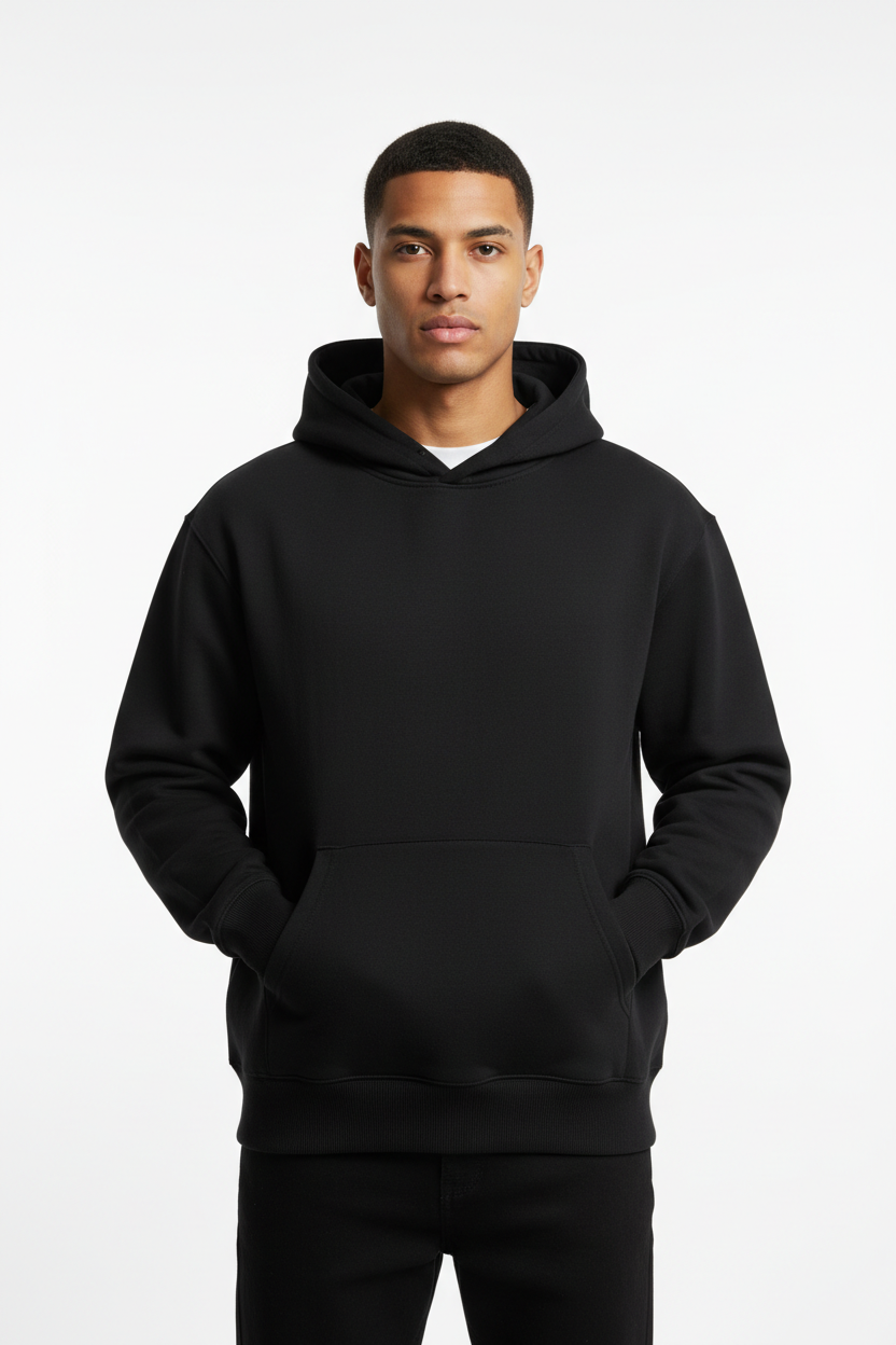 Black Hoodie Front