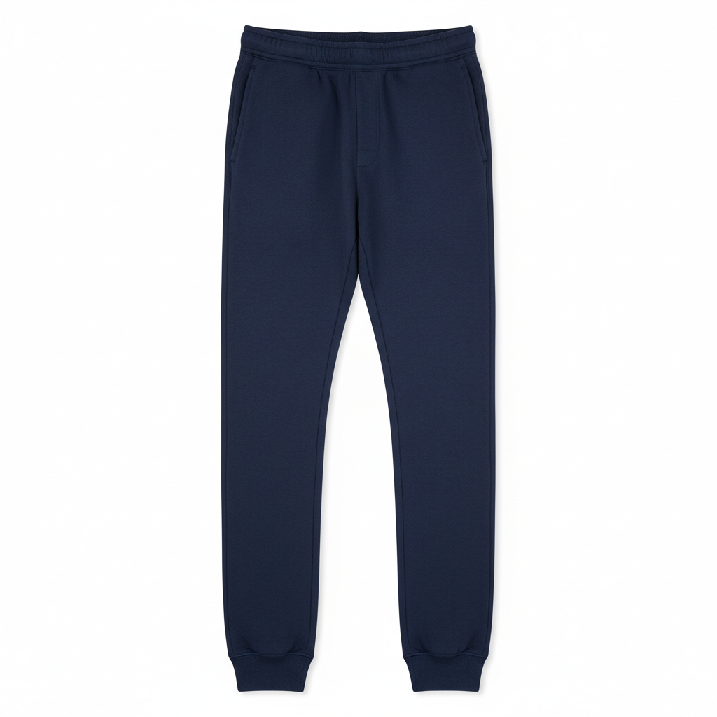Plain Navy Joggers - GL Clothing